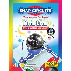 image:imageSNAP CIRCUITS Nite Light STEM Electronics Set for Kids Ages 8