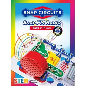 image:imageSNAP CIRCUITS STEM Radio Kit Build an Electronic Radio Kids Ages 8Red