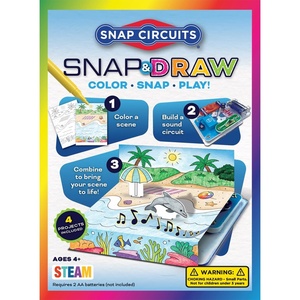 image:imageSNAP CIRCUITS Snap amp Draw STEM STEAM Art amp Science Toy Kids Ages 4